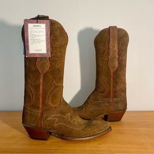 Lucchesse Tan Suede Womens Boot